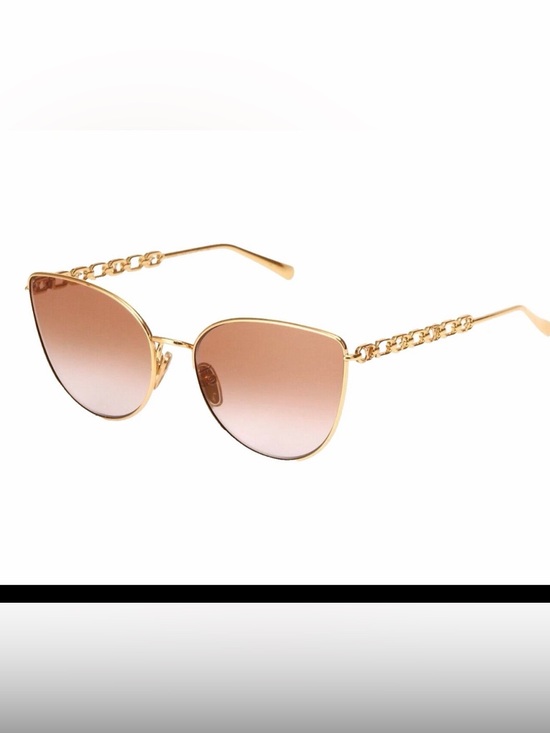LOUIS VUITTON WOMEN\'S  MY LV CHAIN SUNGLASSES Z1522E GOLD Pre-Owned Authentic main image 8